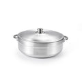 Aluminum pot aluminum sanding pot 6-piece suit pot uncoated pot south american african double-ear soup pot factory direct sales pot
