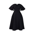 D3191 cross-border women's clothing  new style bell sleeves v neckfashionelegant large skirt dress european and american dress