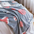 new product: glow-in-the-dark flannel blanket - kids' flannel blanket, light-up throw blanket, office nap blanket, air conditioning blanket