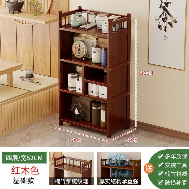 New chinoiserie bogu rack small tea cabinet tea set storage rack tea display rack tea rack tea room tea cabinet ornaments