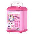 Kids' money bank safe box savings jar birthday graduation gift piggy bank storage coin bank automatic money suction