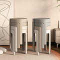 Thickened plastic stoolfor home stackable dining table bench long sitting comfortable chair windmill stool plastic round stool
