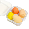 Colorful fenling 100 points beauty egg bevel cut cotton pad sponge powder puff liquid foundation special egg air cushion oem