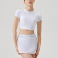 new arrivalcasual sports intimatesfashion tape tennis skirt suit running sports yoga suit fitness suit