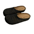 Breathable frenchniche style hand-woven cut out toe-cap half-slippers for women summeroutwear roman style thick sole mule shoes