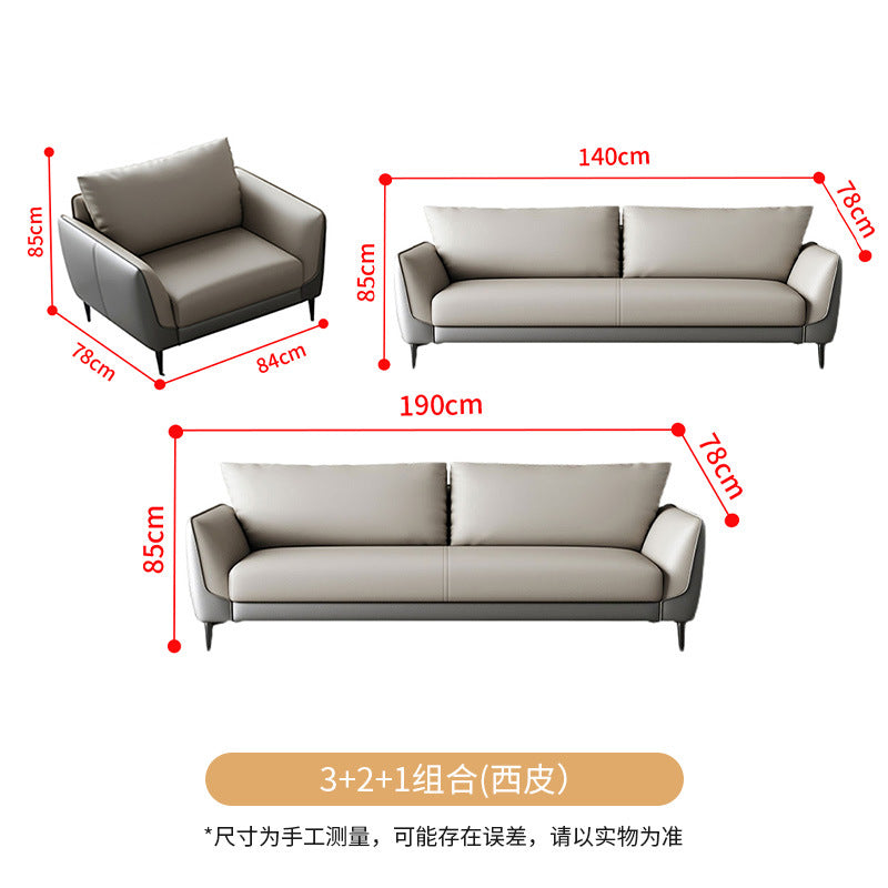 Saint li office sofa coffee table office reception lounge small apartment minimalist sofa