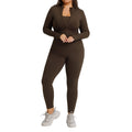 European and american plus size long sleeve yoga outfit set - women's high elasticity quick-dry activewear three-piece set - new autumn/winter fitness apparel