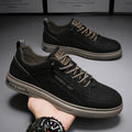 Men's shoes 2026 new spring collection: korean style trendy casual leather shoes, versatile sneakers, men's white canvas shoes 1987