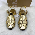 Za2025 spain 2025 big toe sandals women's summer wide fat feet export soft low pure bag heel first layer cowhide