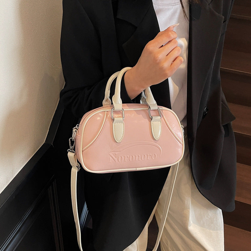 Retro fashion foreign style handbag women's 2025 summer new textured small square bag personalized shoulder messenger bag women