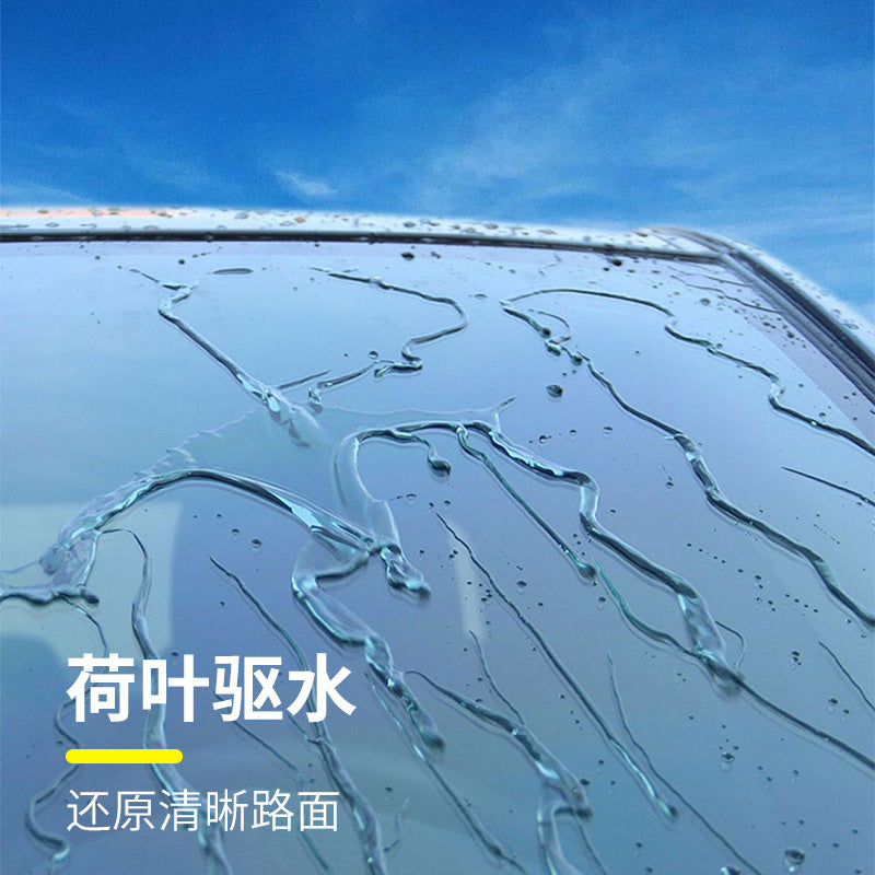 Concentrated crystal-plated glass water car wiper, smooth, hydrophobic, rainproof, insect-removing glue, oil-removing film manufacturer can send it on behalf of