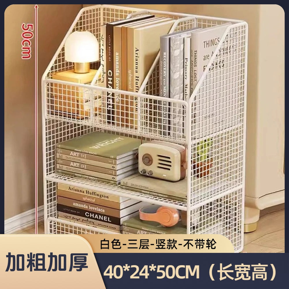 new snack storage rack multifunctional under-desk organizer mobile bookshelf desk storage shelf