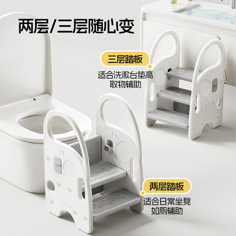 Baby Stepping Stool Hand Steps Armrest Stool Face Stool Children Washing Ladder Washing Ladder Steps Climbing Stairs
