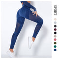 new arrival seamless knitting quick-drying cut out yoga fitness pants high waist butt lift tight sports yoga pants in stock