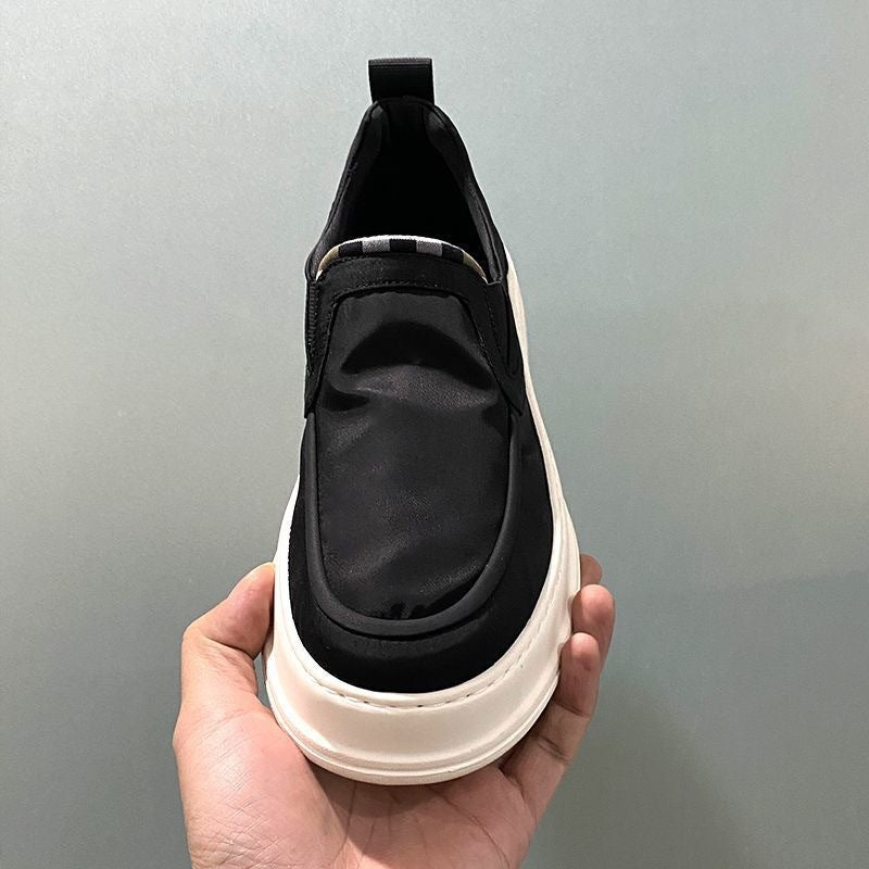 Spring men's shoes 2026 spring/summer new arrivals: versatile, soft-soled, comfortable, breathable slip-on casual canvas shoes