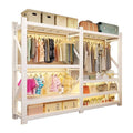 Open clothes rack bedroom storage cabinet simple assembly floor-standing storage rack coat rack rental house shelf wardrobe