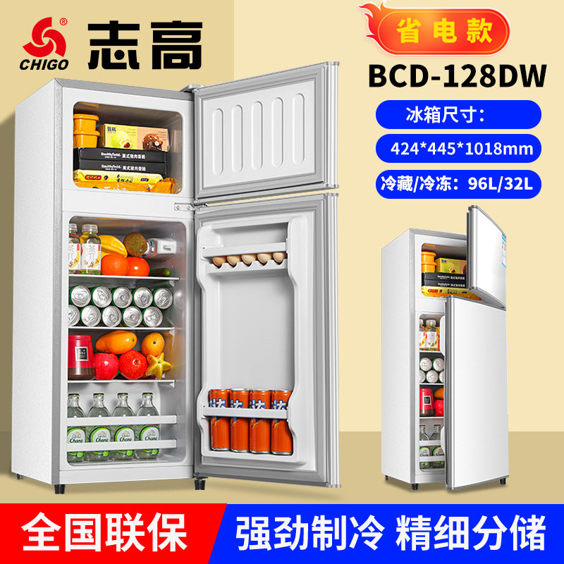 Factory direct mini refrigerator - small, dual-door, freezer & fridge combo - perfect for home, dorm, or rental properties. wholesale available, starting with just one unit