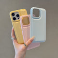 Suitable for apple 17promax chanel drum bag protective cover pure color leather texture iphone16 soft touch mobile phone case