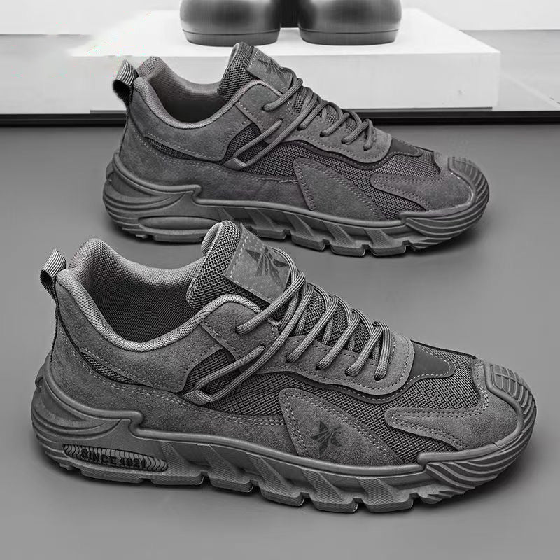 Workwear men's shoes 2026new arrivalspring outdoor work site work labor protection sneakers non-slipabrasion resistant breathable trendy shoes