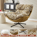 Scandinavianaccessible luxury single sofa chair modern casual designer lazy living room balcony rotatable casual rocking chair
