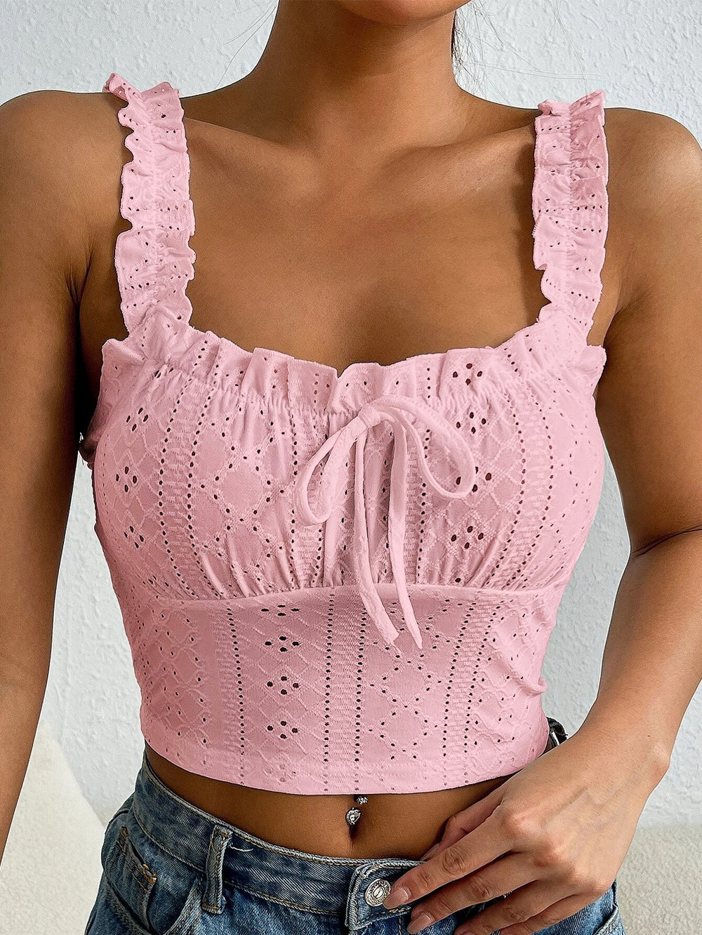 independent station hot-selling comfy basics model elegance lace camisole spring and summer new arrival pure desire figure-top tops
