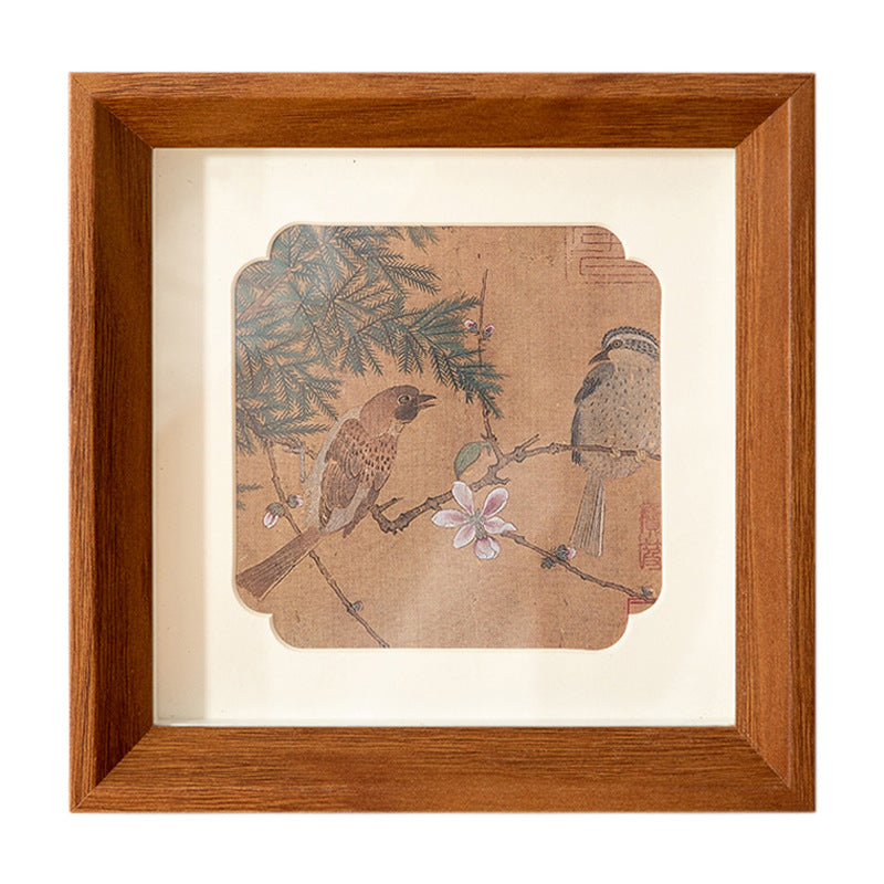 Photo frame table handmade DIY imitation decoration national style gift cardboard mounted 8 inch picture frame wall hanging salon holiday picture frame