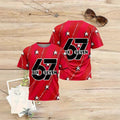 Kids' t-shirt, a cross-border bestseller featuring 67 elements, 3d digital print, summer casual fashion for girls, round neck, short sleeves