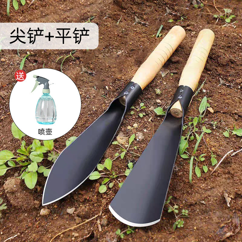 Vegetable planting handy gadget manganese steel small shovel, flower planting, vegetable planting tools, digging wild vegetables, florals, weeding, digging soil, furnace suit