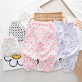 Girls' summer pants: korean style fashionable printed joggers for toddlers and young children - perfect for everyday wear