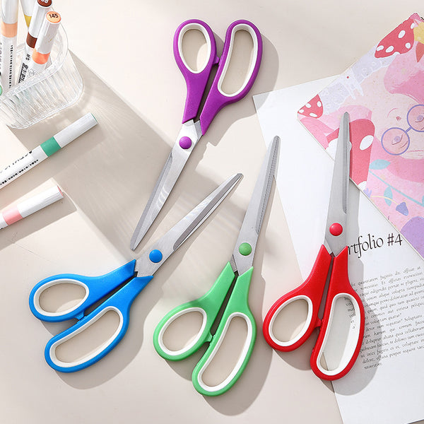 Stainless steel student scissors Multifunctional student scissors Household thread scissors Stainless steel tailor scissors Student stationery scissors