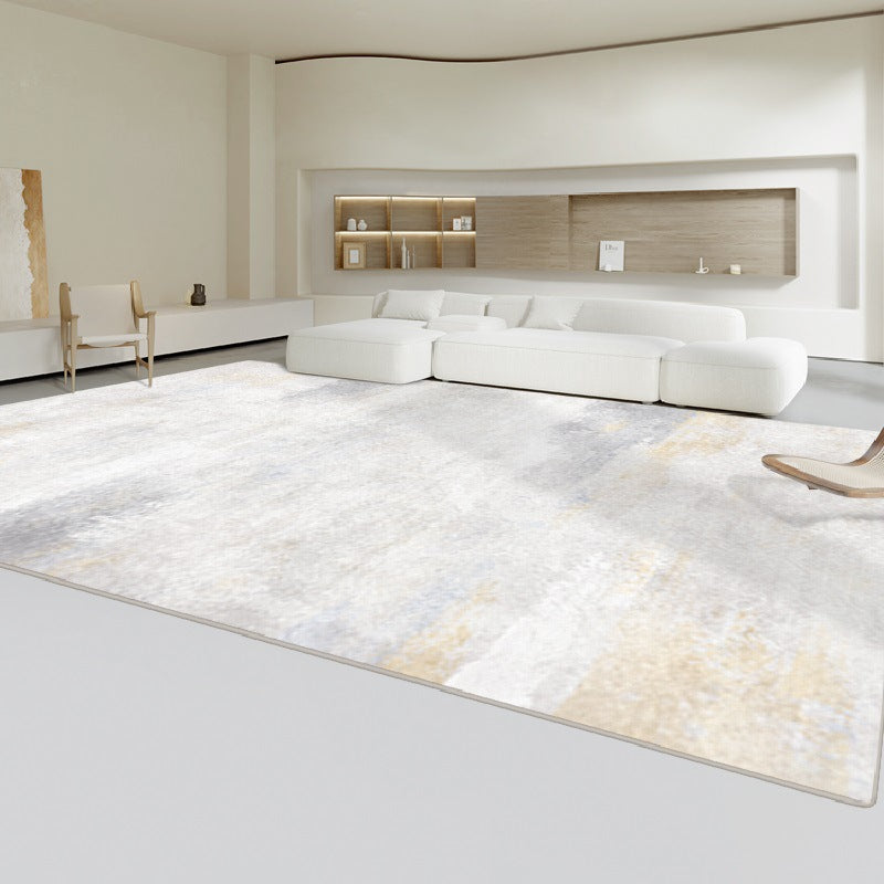 Living room carpet cream style classyaccessible luxurycasual sofa coffee table blanket for home no-wash large area full floor mat