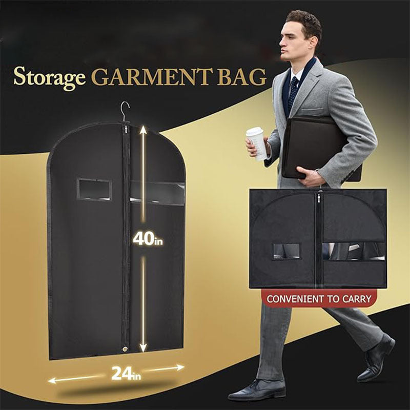 Suit cover clothing dust cover household washable coat dust bag waterproof transparent hanging clothing hanging bag