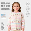 [added layer of 100% cotton] baby cotton-padded jacket winter outer wear for boys and girls heattechtopskids cotton-padded jacket cotton outwear