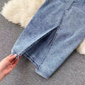 Hong kong style ins women's clothing suit2020new arrival female sexyshort camisole high waist denim skirt trendy