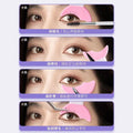Beginner eyeliner guide - crescent silicone eyeshadow & mascara applicator - makeup tool