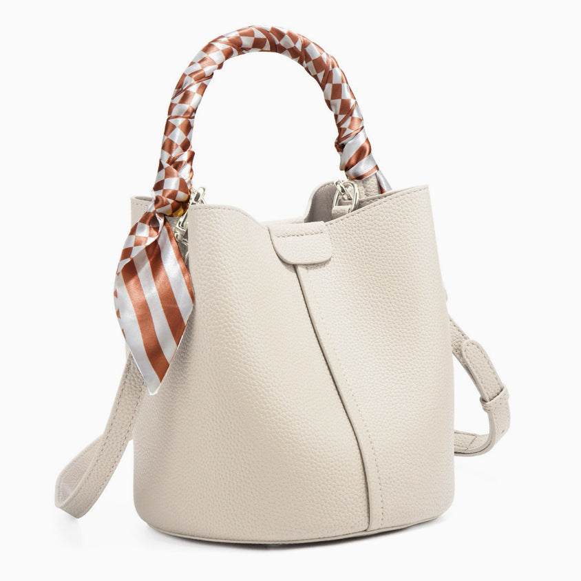 Large capacity versatile bucket bag - 2026 new arrival - high-end small bag - red bridal wedding bag - women's handbag