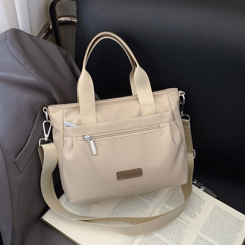 Cross-border women's bags 2025 summer new lightweight large-capacity tote bags women's casual simple shoulder messenger bags