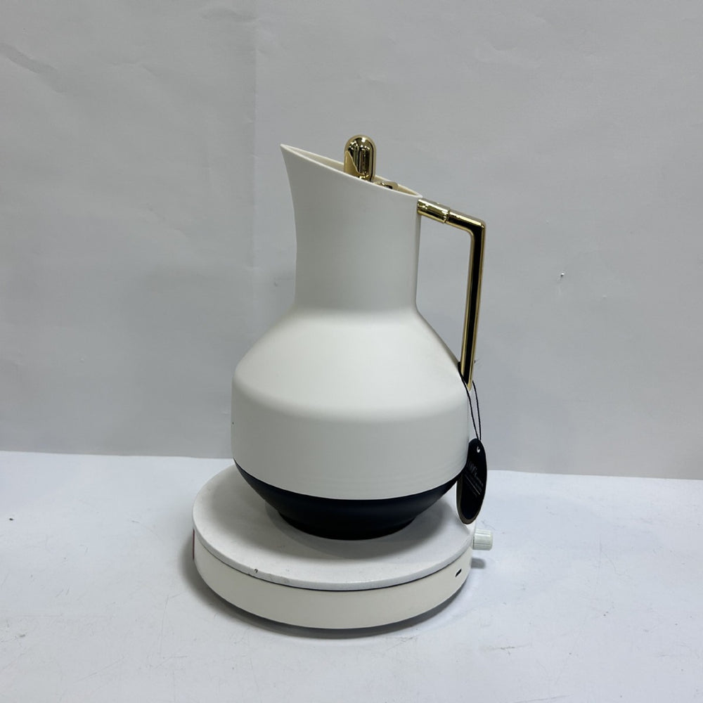 Direct from the factory: everyday coffee pot with red glass liner, insulated for home use