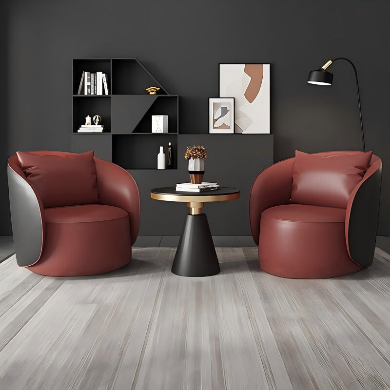 Luxury hotel sales office reception single sofa chair modern minimalist beauty salon club casual table and chair set
