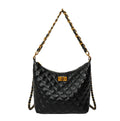 Women's bag 2025 new underarm bag diamond pattern chain bag niche light luxury minimalist elegant high-end shoulder crossbody bag
