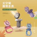 Children's day gift watch fan - mini usb rechargeable portable silent wrist fan for students