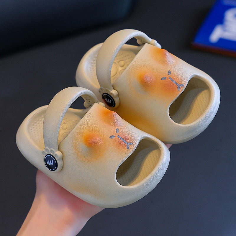 Girls' slippers - kitten design - summer  new arrival - baby indoor home bath eva slides - non-slip - boys'
