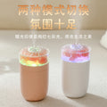 New car aromatherapy salt lamp humidifier - colorful ambient night light humidifier - home desktop hydrating atomizer