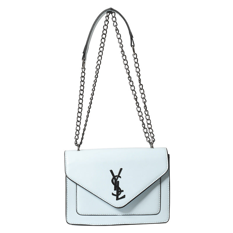 Classic foreign trade small square bag women's bag new fashion versatile chic minimalist shoulder bag chain crossbody bag high-end feel