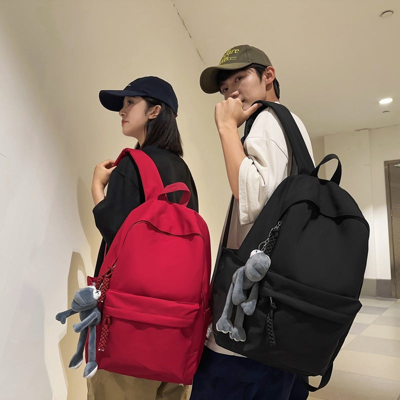 Schoolbag printing logo training institution junior high school high school college student large capacity backpack school backpack printing