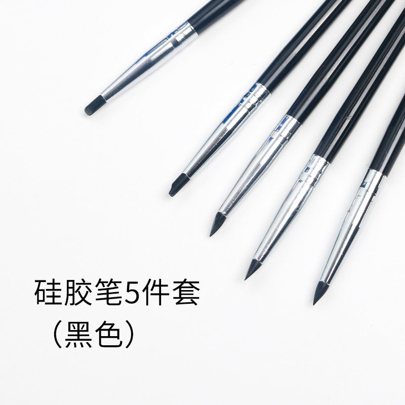 Dental Silicone Soft Pen Silicone Beauty Pen Resin Shaping Dresser Veneer Molding Pen Aesthetic Tool Engraving Pen