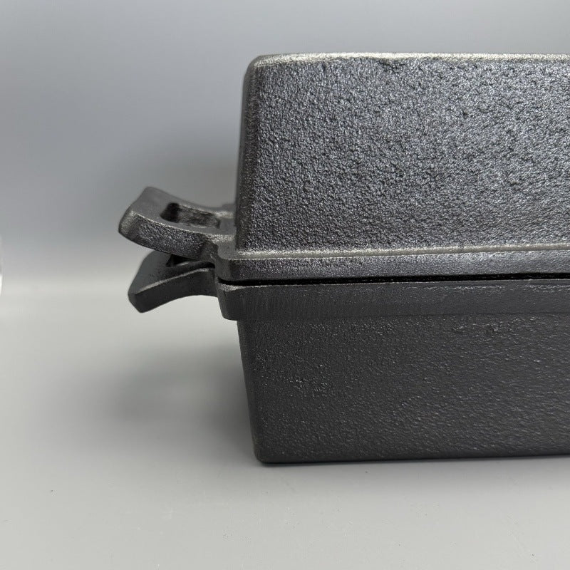 Cast Iron Bread Box Rectangle Bread Pot Binaural European Bread Mould Baking Tools Wholesale Baking Pan