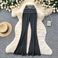 Korean style commute fashion high-waisted straight-leg pants for women - spring slimming, leg-lengthening, versatile casual chic trousers