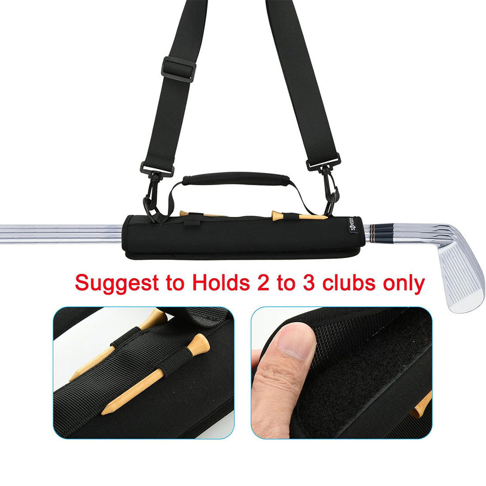 Golf club storage bag, golf accessories practice storage bag, simple club bag, lightweight half set bag