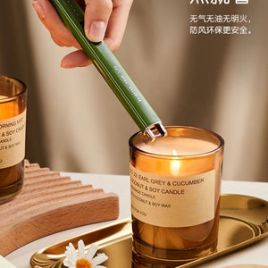 Candle aromatherapy igniter digital pulse rechargeable gas incense burner long ignition gun lighter long handle